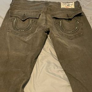 Grey true religion jeans